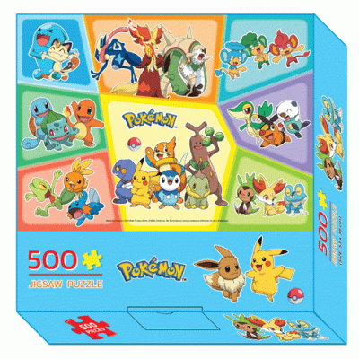 จิ๊กซอว์กล่อง Pokémon 500 ชิ้น ผองเพื่อนโปเกมอน